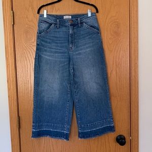 Madewell Wide-leg Crop Jean size 32